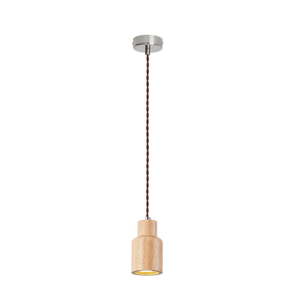 Muto Cabaña Instalar LED Lámpara Colgante Madera Dormitorio/Comedor