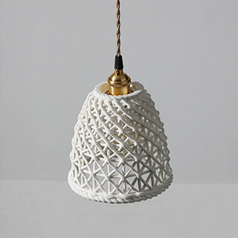 Valentina Moderno LED Lámpara Colgante Metal Blanco Azul Dormitorio/Cocina