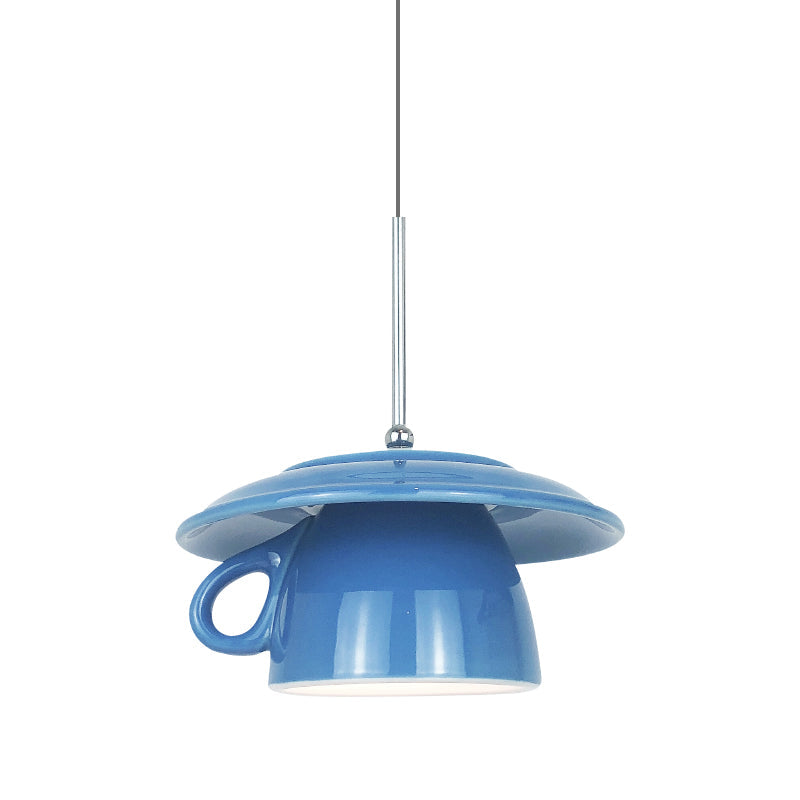 Valentina Moderno Multicolor Taza Cerámico LED Lámpara Colgante