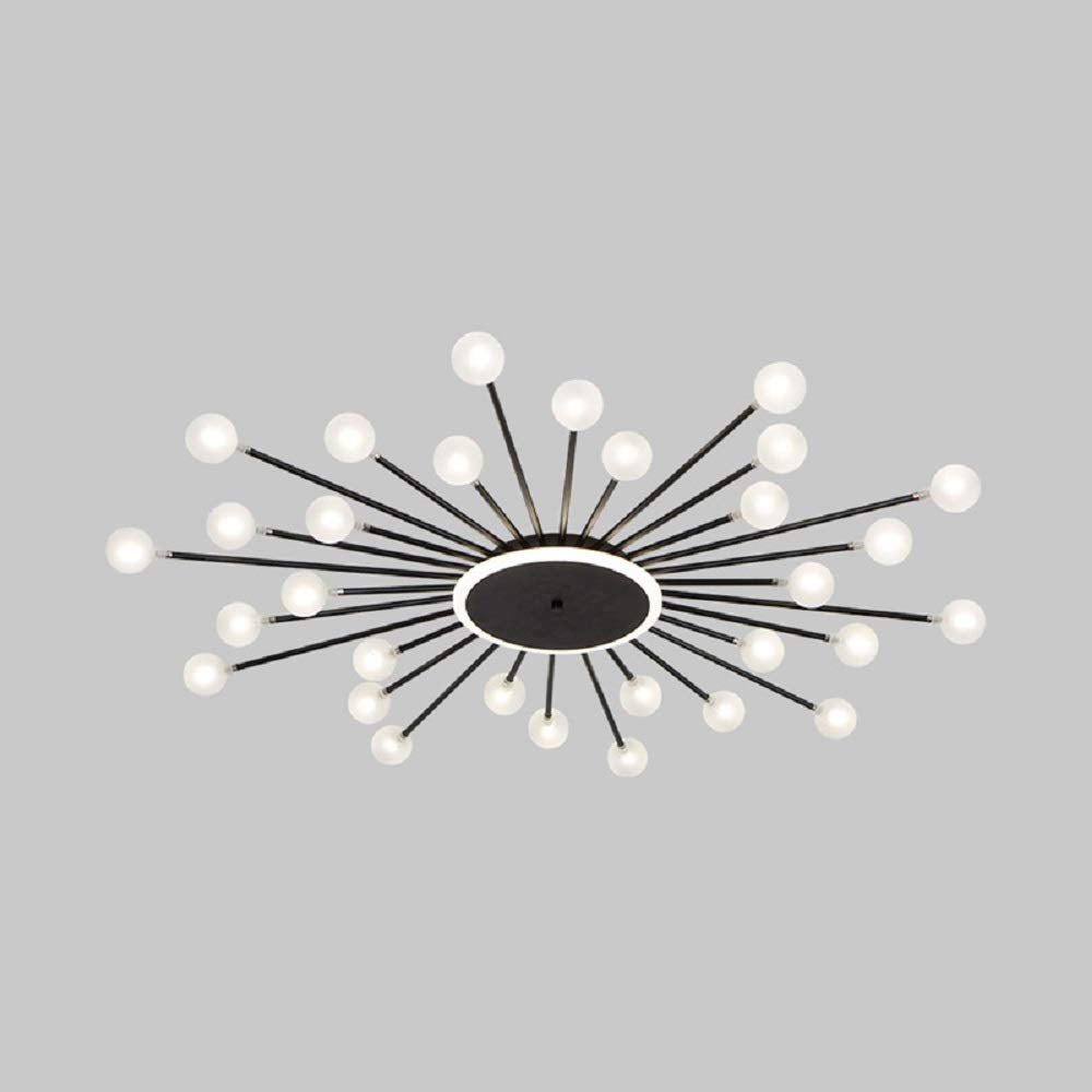 Arisha Nórdico LED Lámpara de Techo Oro/Negro Metal Salón/Dormitorio
