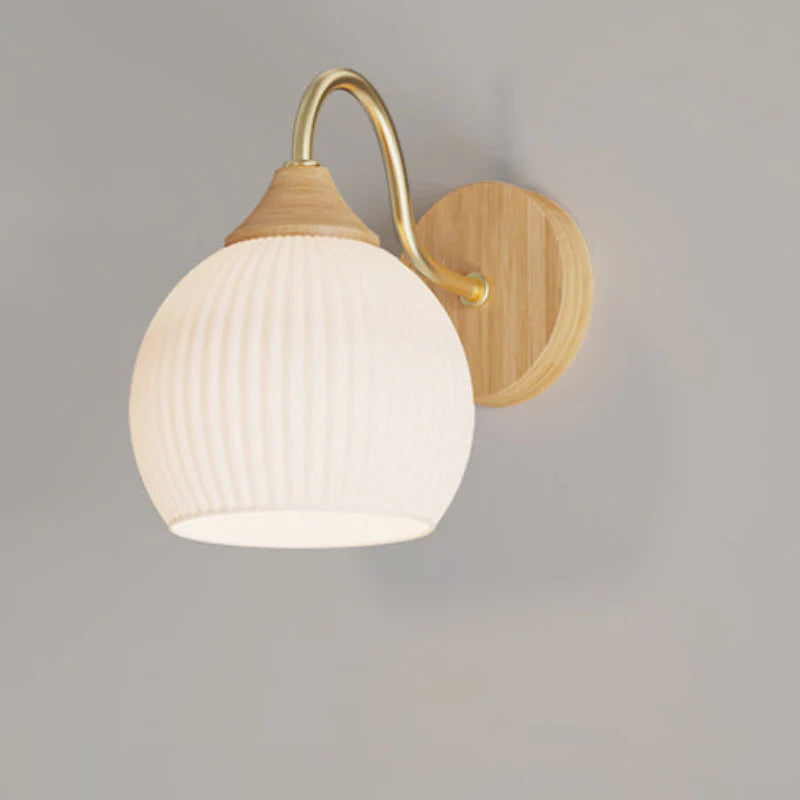 Muto Nórdico Cristal LED Minimalista Lámpara de Pared Balcón