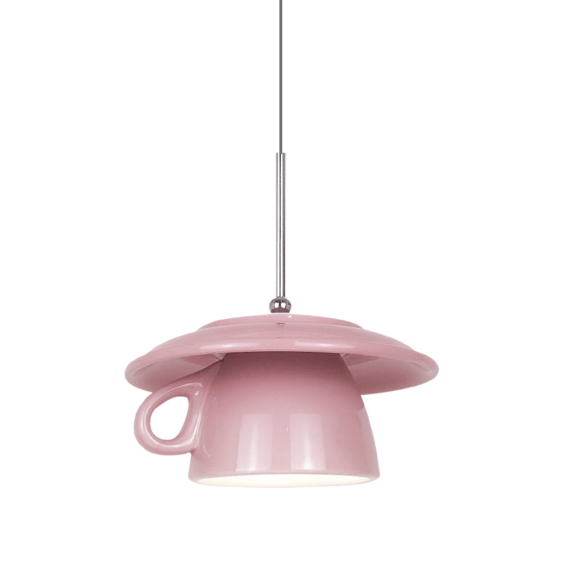 Valentina Moderno Multicolor Taza Cerámico LED Lámpara Colgante