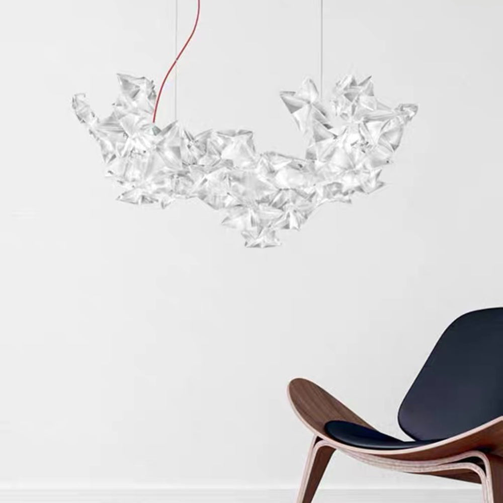 Olivia Moderna Diseño Acrílica Lámpara de Pie Blanca