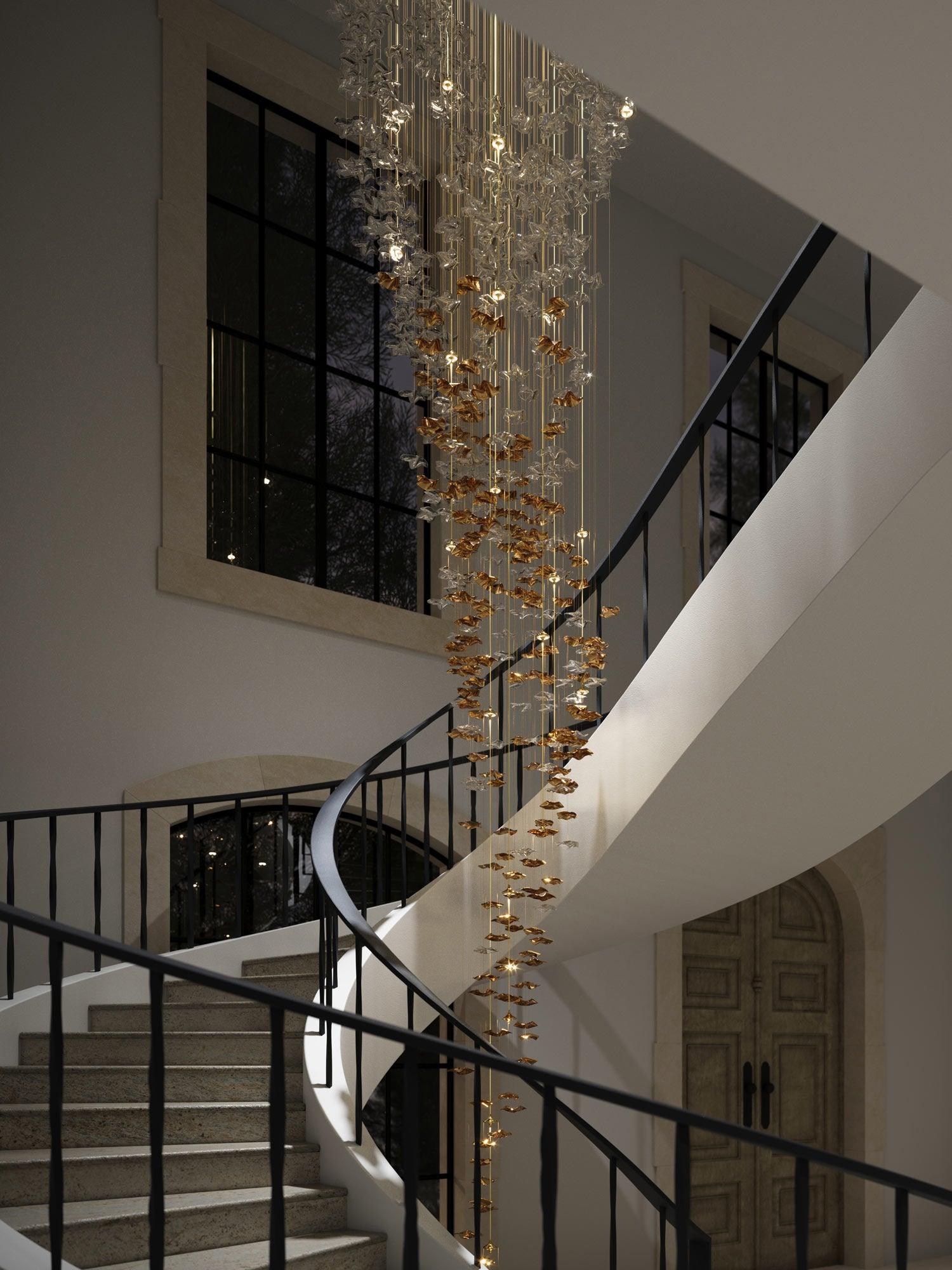 Vecarisra Luxury Tidal Art Glass Pendants Lamp - Letslighting