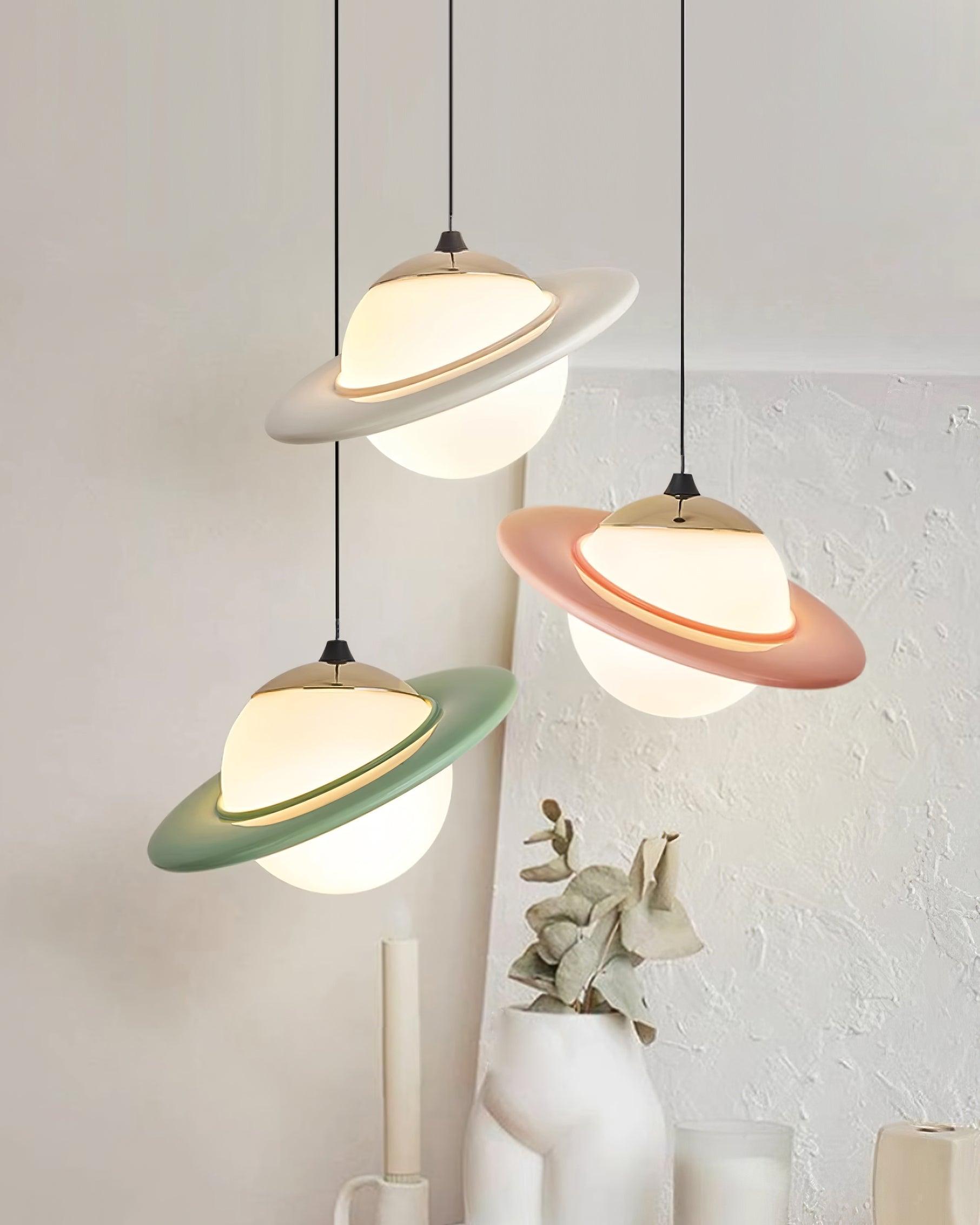 Saturn Planet Pendant Lamp - Letslighting