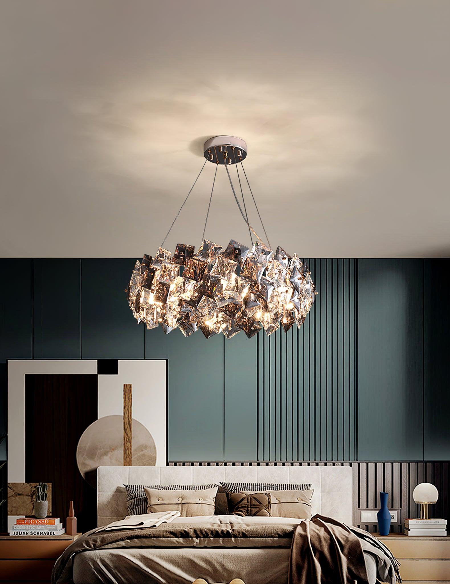 Scale Crystal Round Chandelier - Letslighting