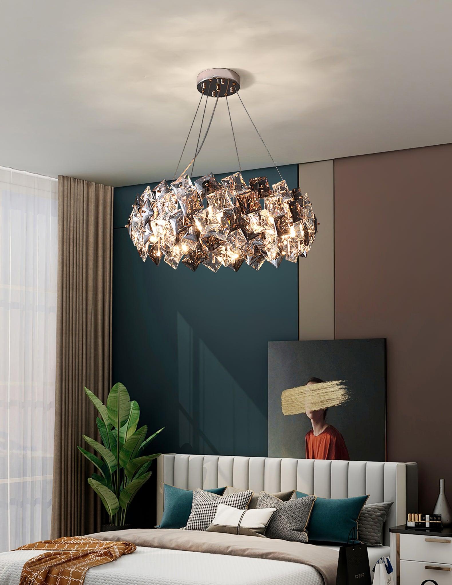 Scale Crystal Round Chandelier - Letslighting