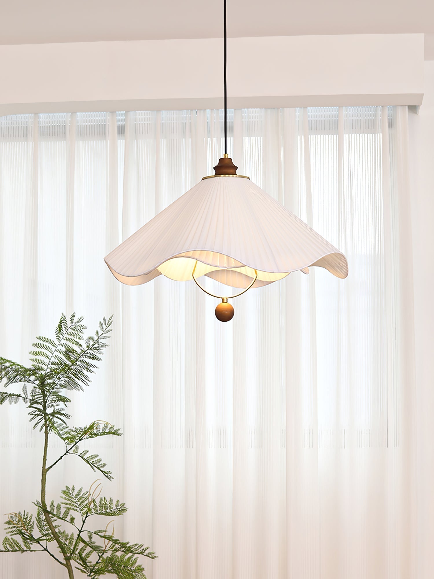 Scallop Edge Pendant Light - Letslighting