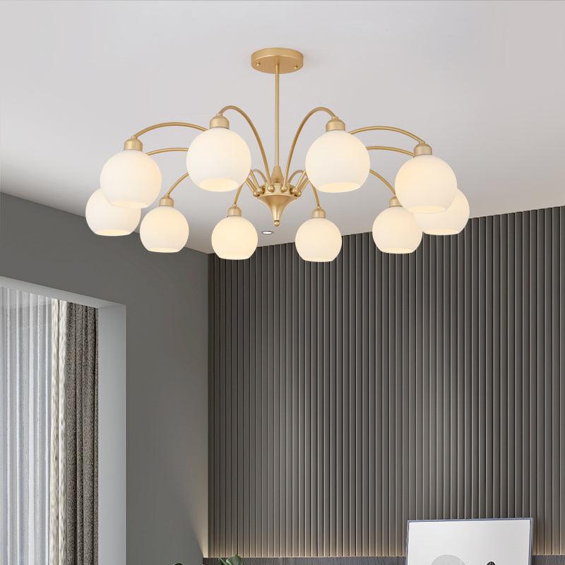 Sculptural Glass Chandelier - Letslighting