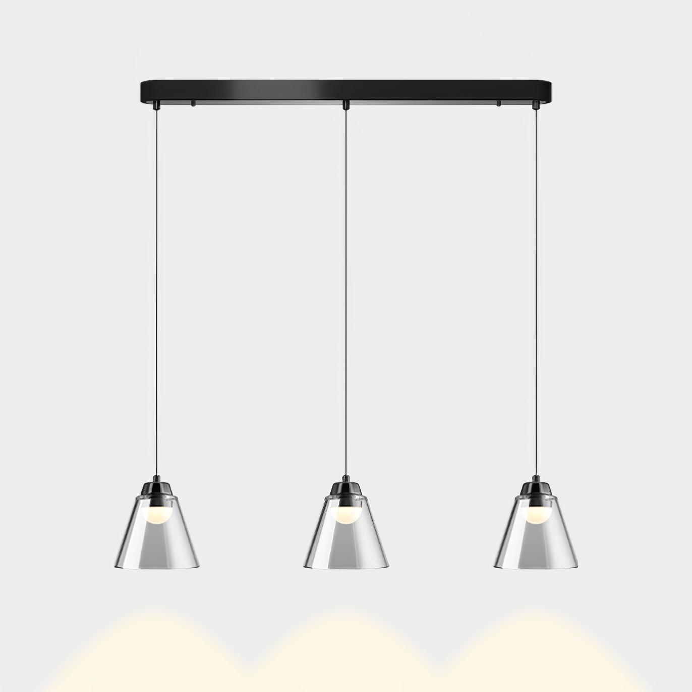 Sculptural Glass Pendant Lamp - Letslighting