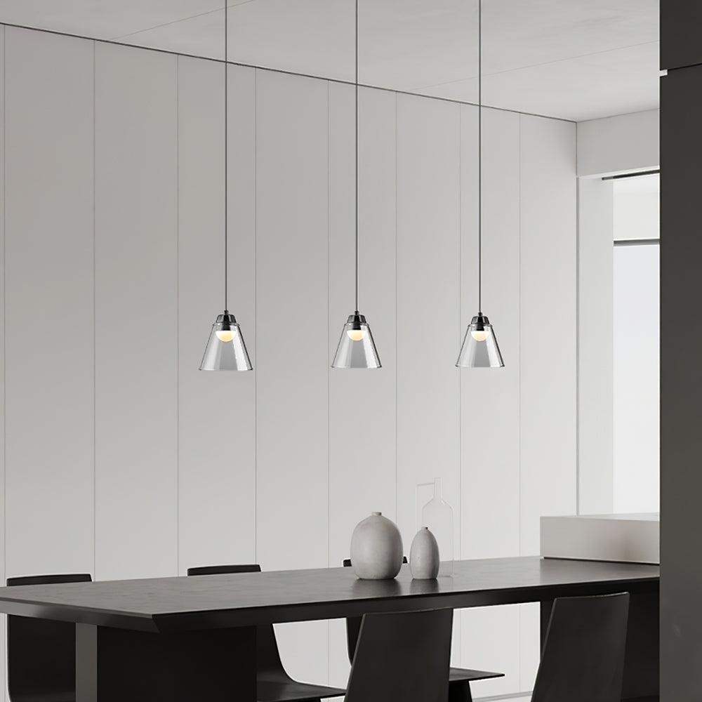 Sculptural Glass Pendant Lamp - Letslighting