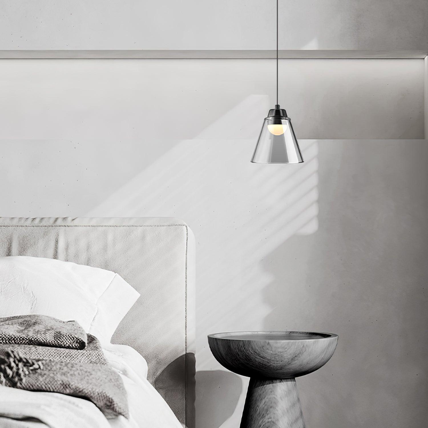 Sculptural Glass Pendant Lamp - Letslighting