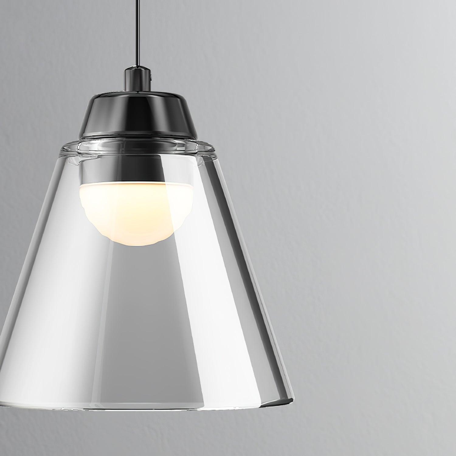 Sculptural Glass Pendant Lamp - Letslighting