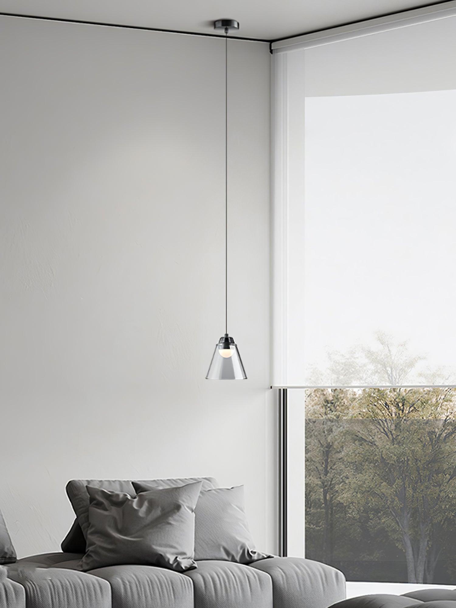 Sculptural Glass Pendant Lamp - Letslighting