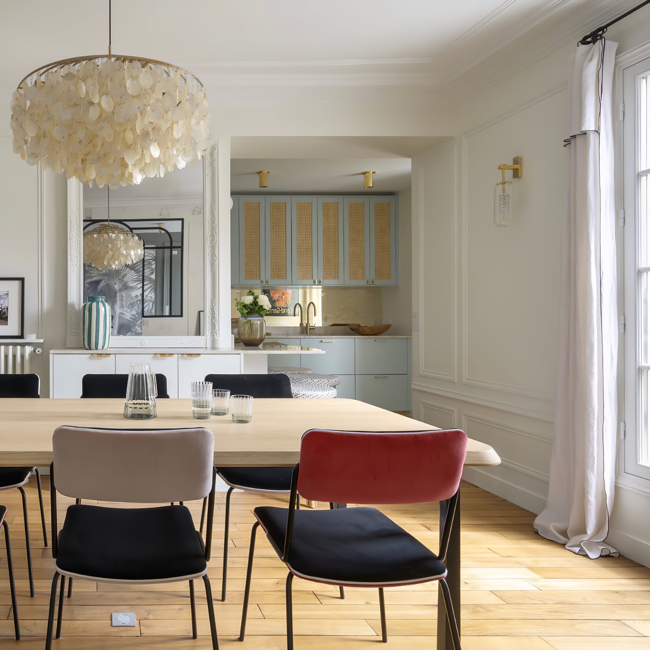 Round Shell Chandelier - Letslighting