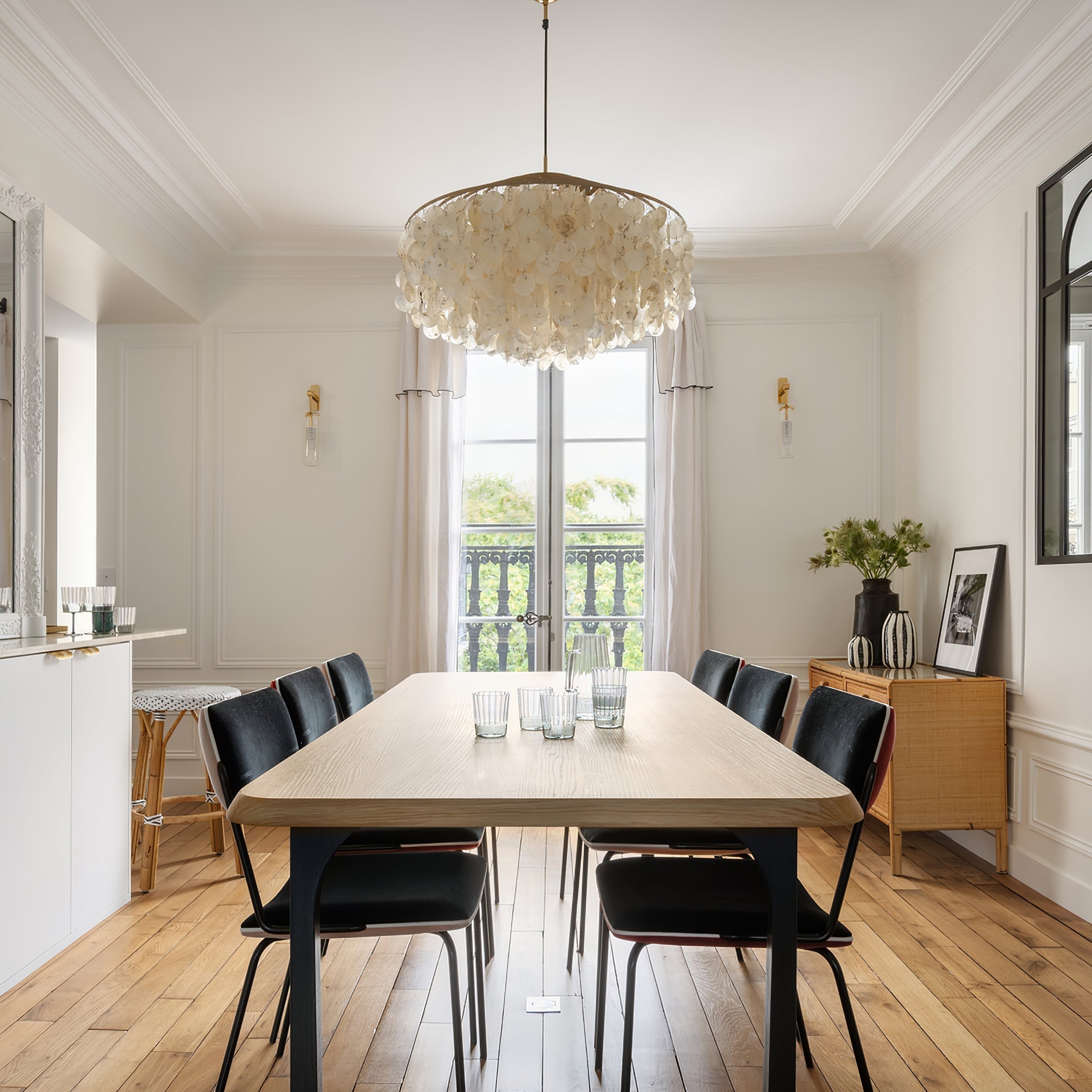 Round Shell Chandelier - Letslighting