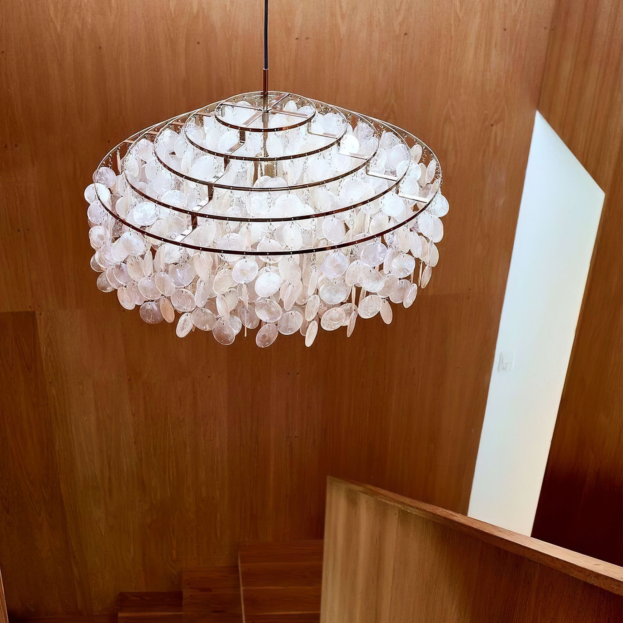 Round Shell Chandelier - Letslighting