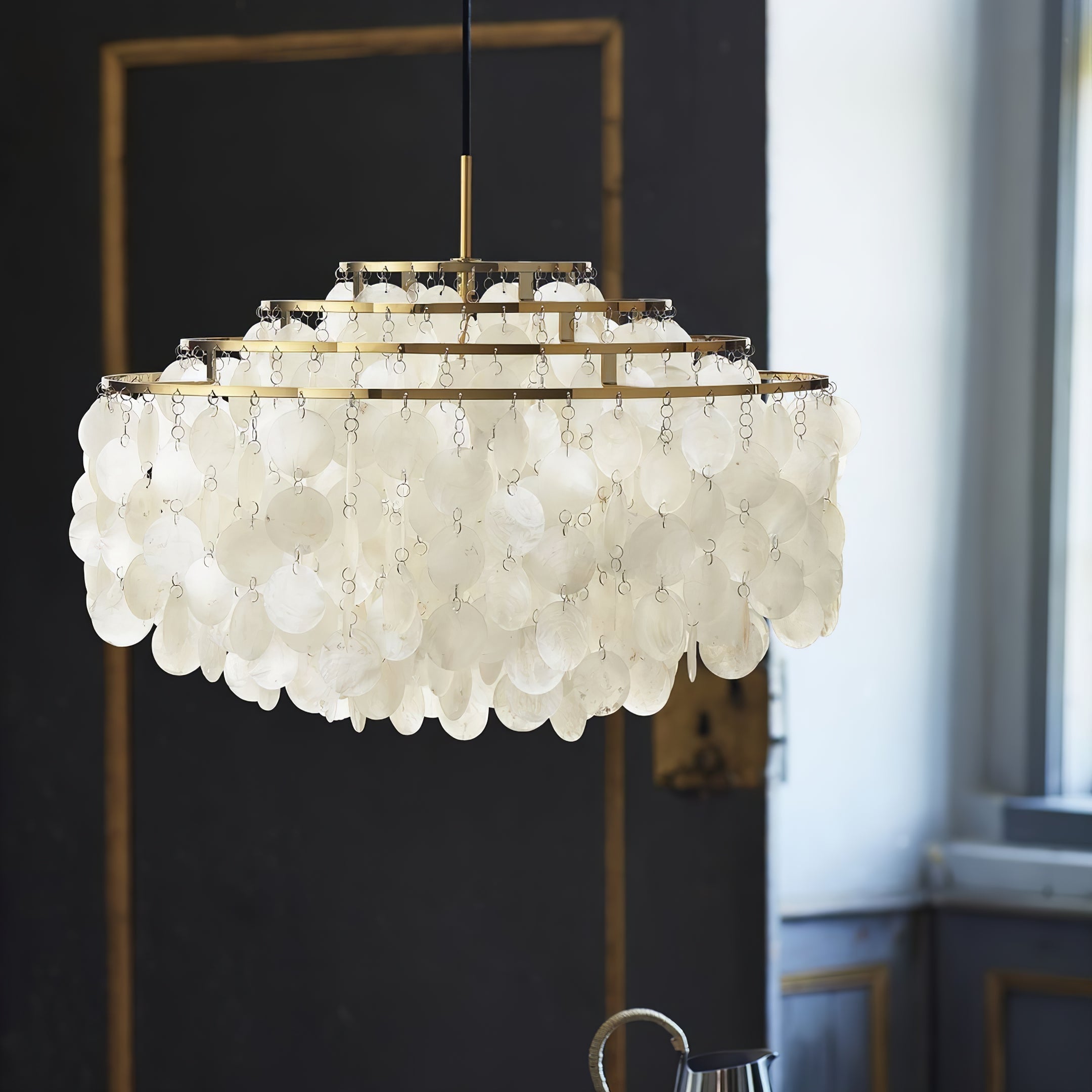 Round Shell Chandelier - Letslighting