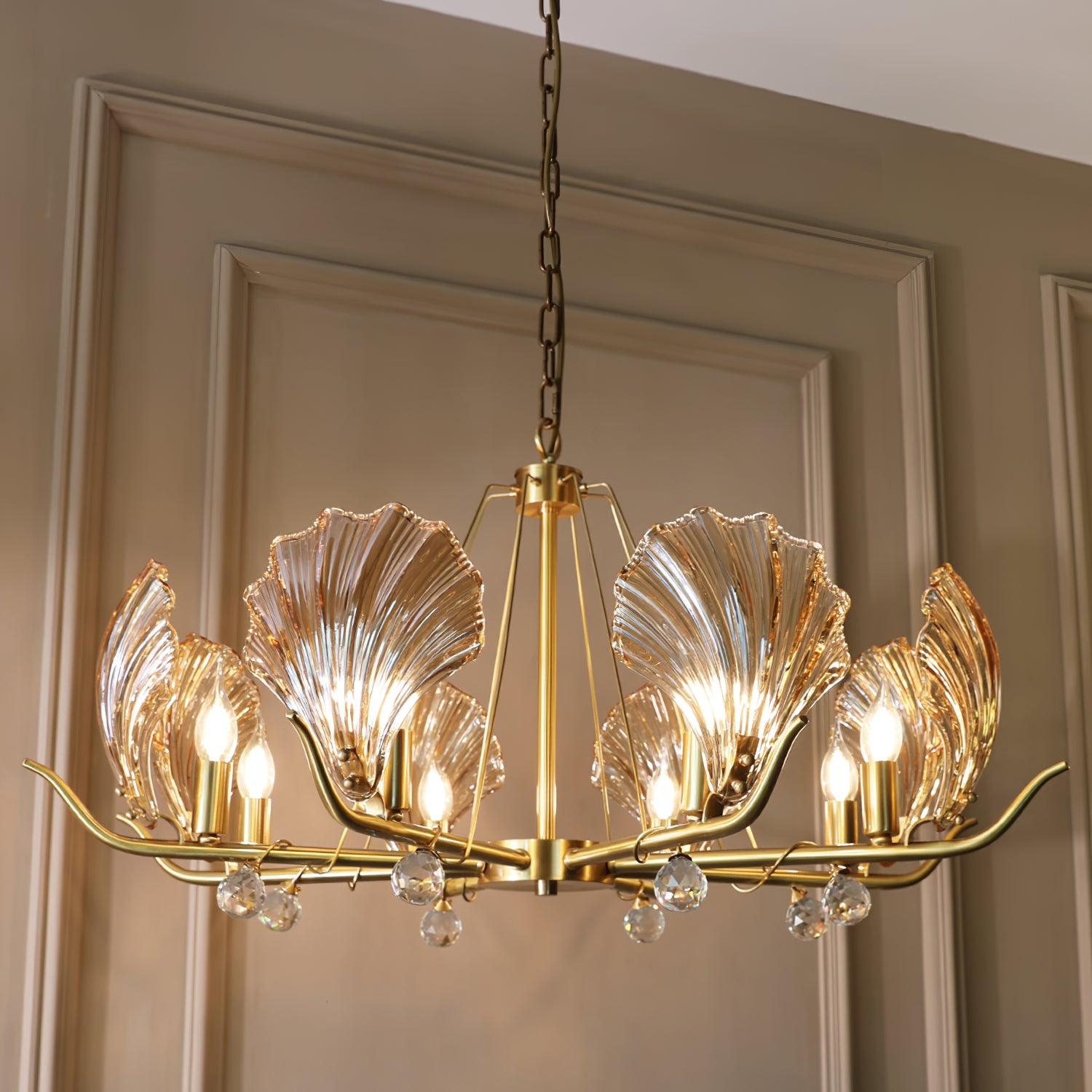 Shell Crystal Chandelier - Letslighting