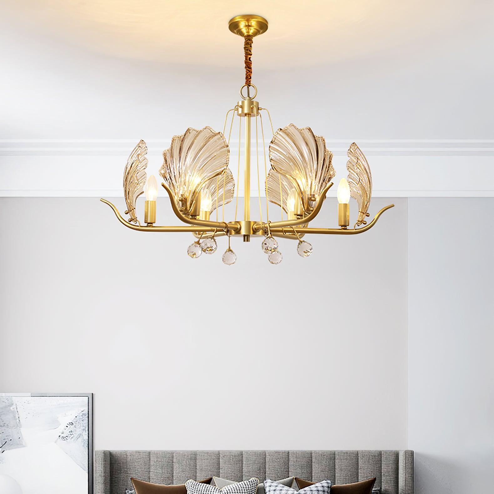 Shell Crystal Chandelier - Letslighting