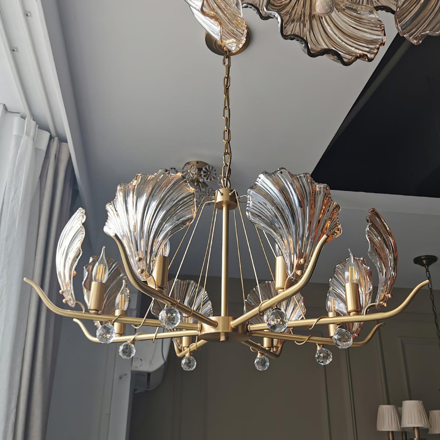 Shell Crystal Chandelier - Letslighting