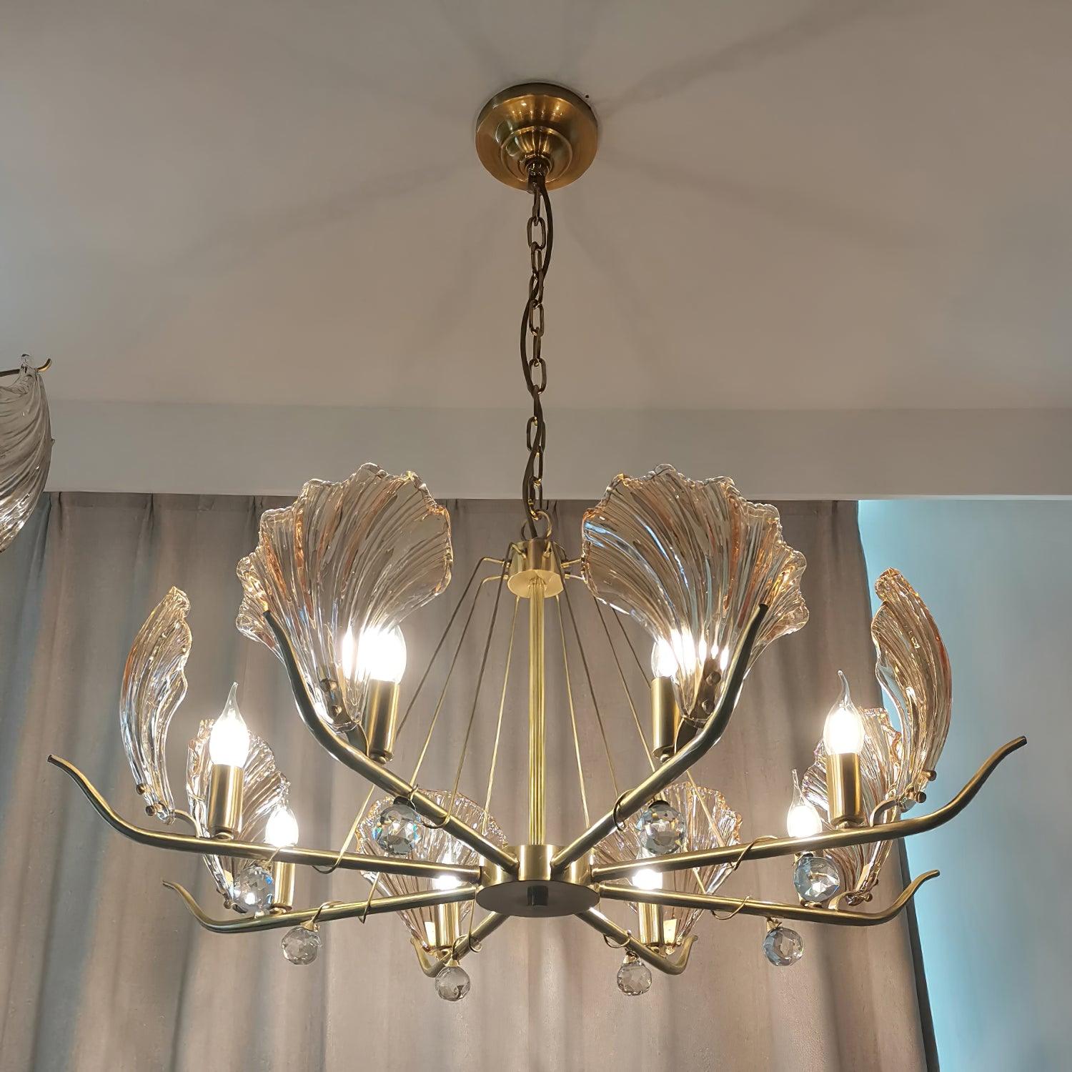 Shell Crystal Chandelier - Letslighting