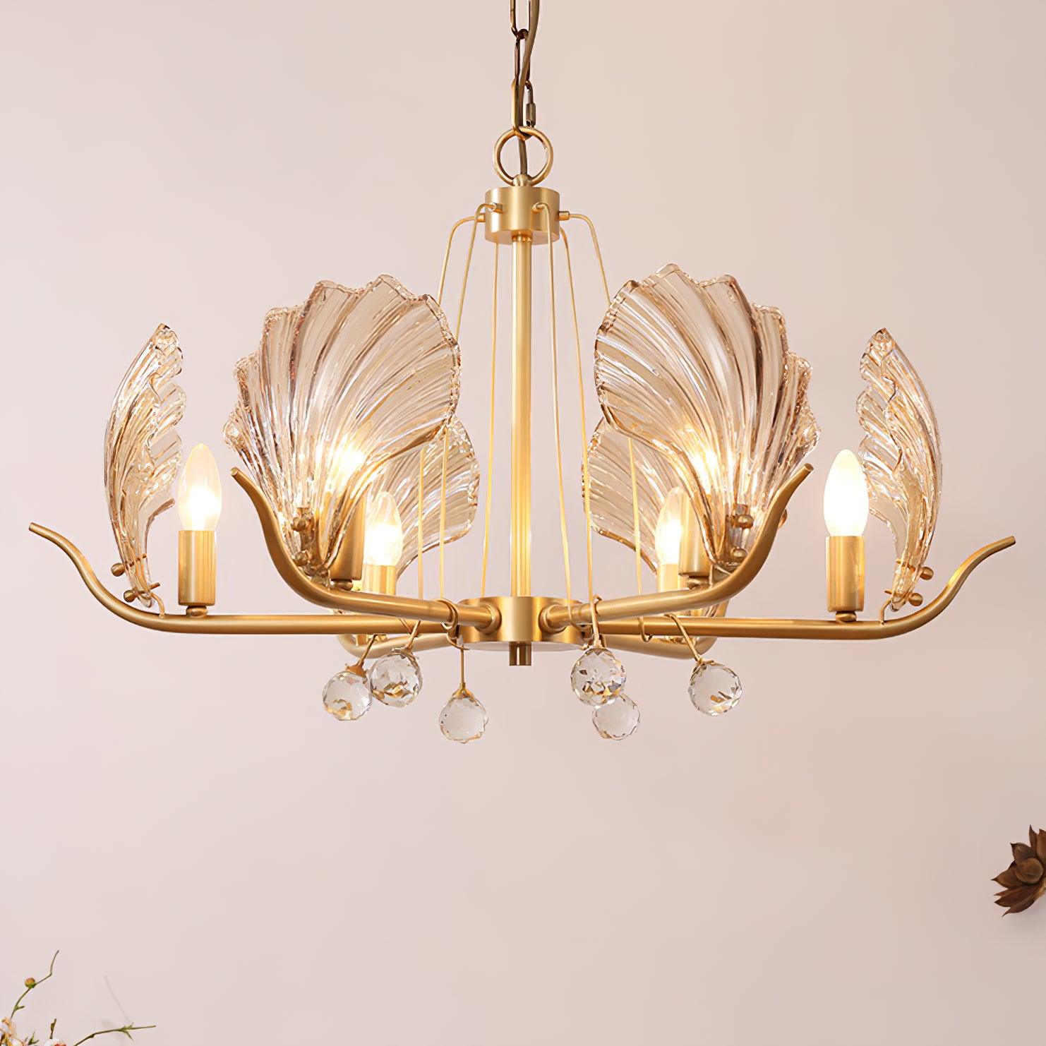 Shell Crystal Chandelier - Letslighting