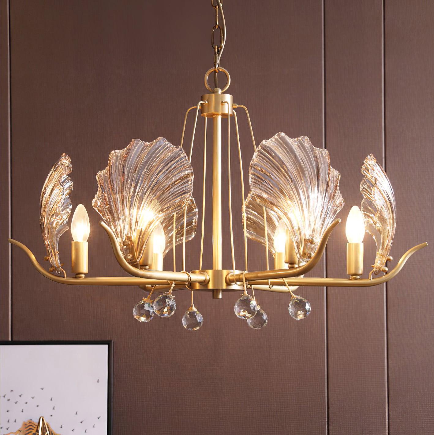 Shell Crystal Chandelier - Letslighting