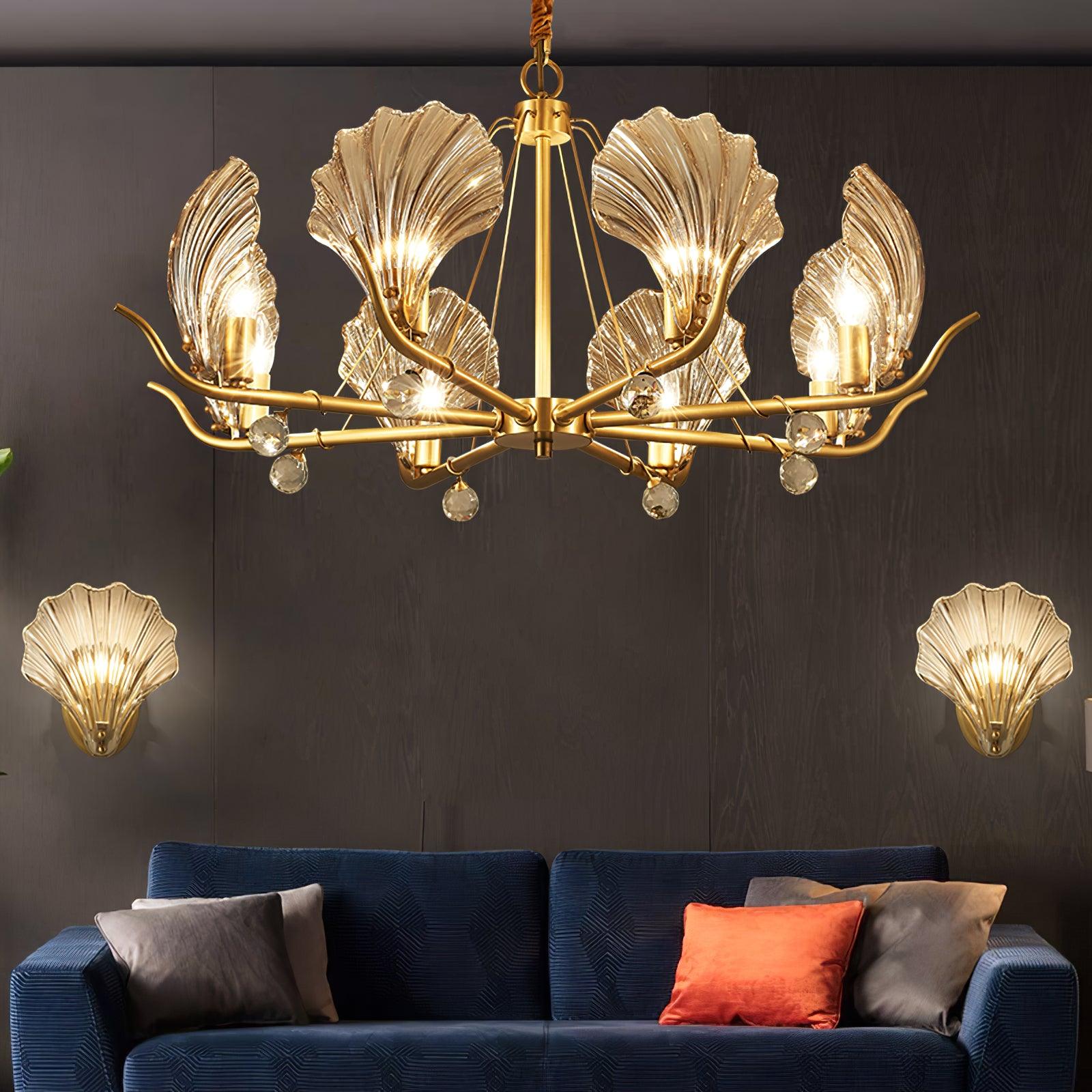 Shell Crystal Chandelier - Letslighting