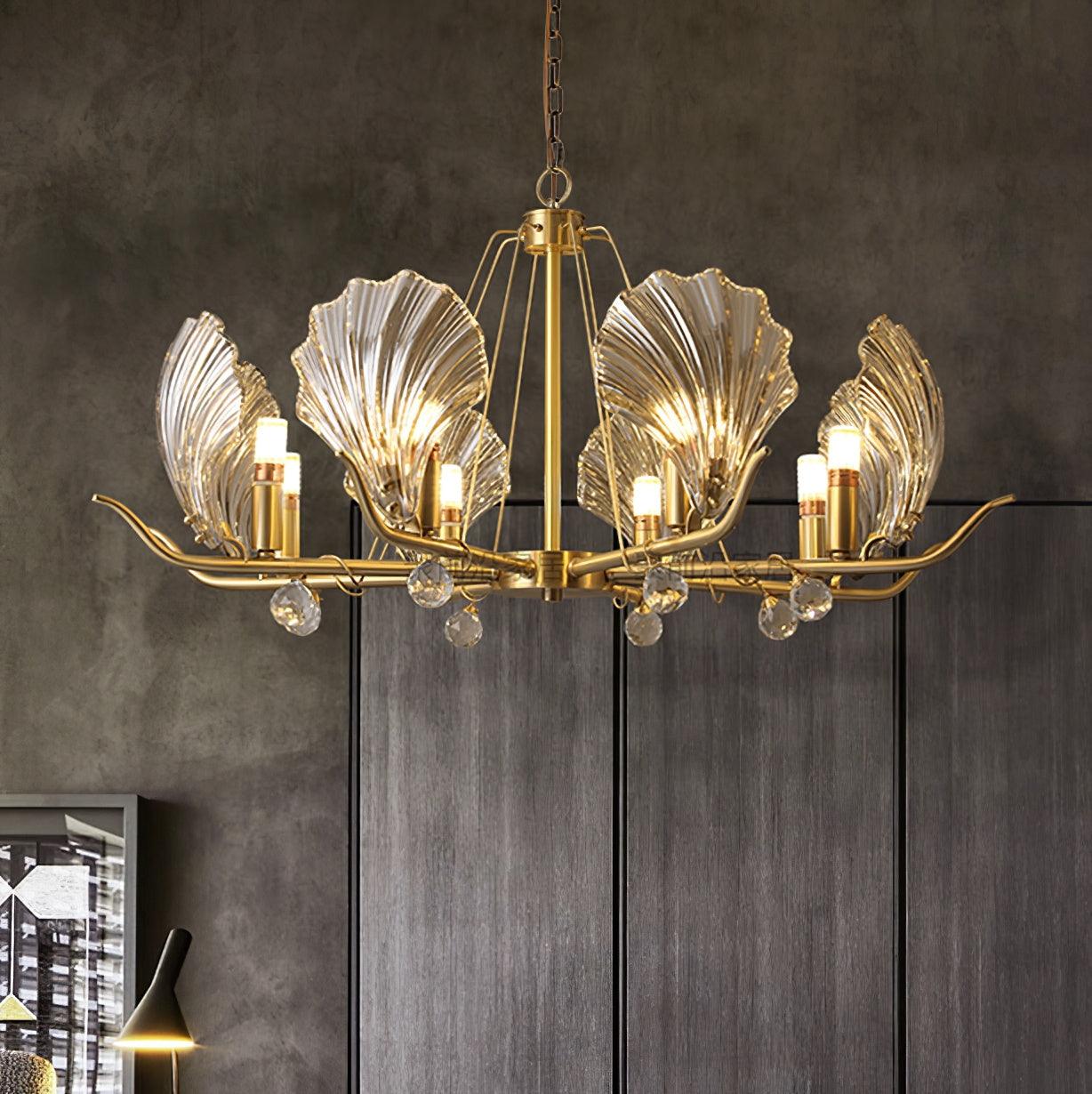 Shell Crystal Chandelier - Letslighting