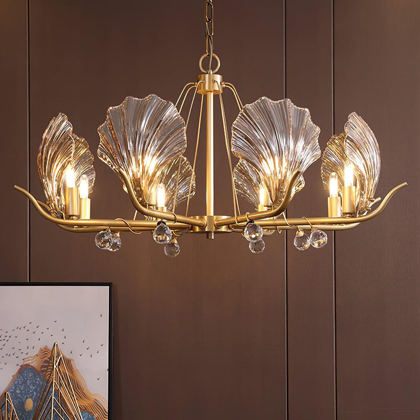 Shell Crystal Chandelier - Letslighting