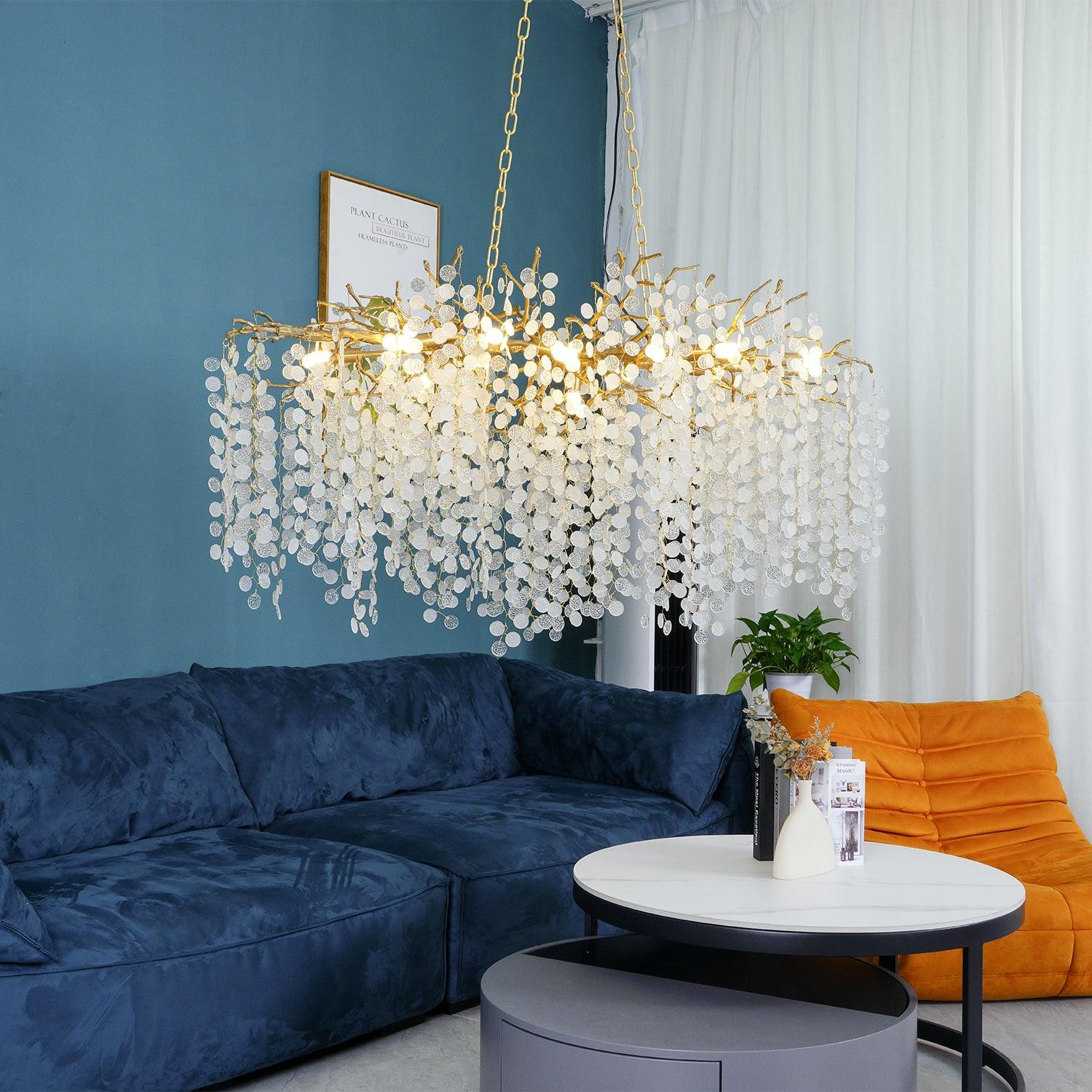 Shiro Noda Crystal Chandelier - Letslighting
