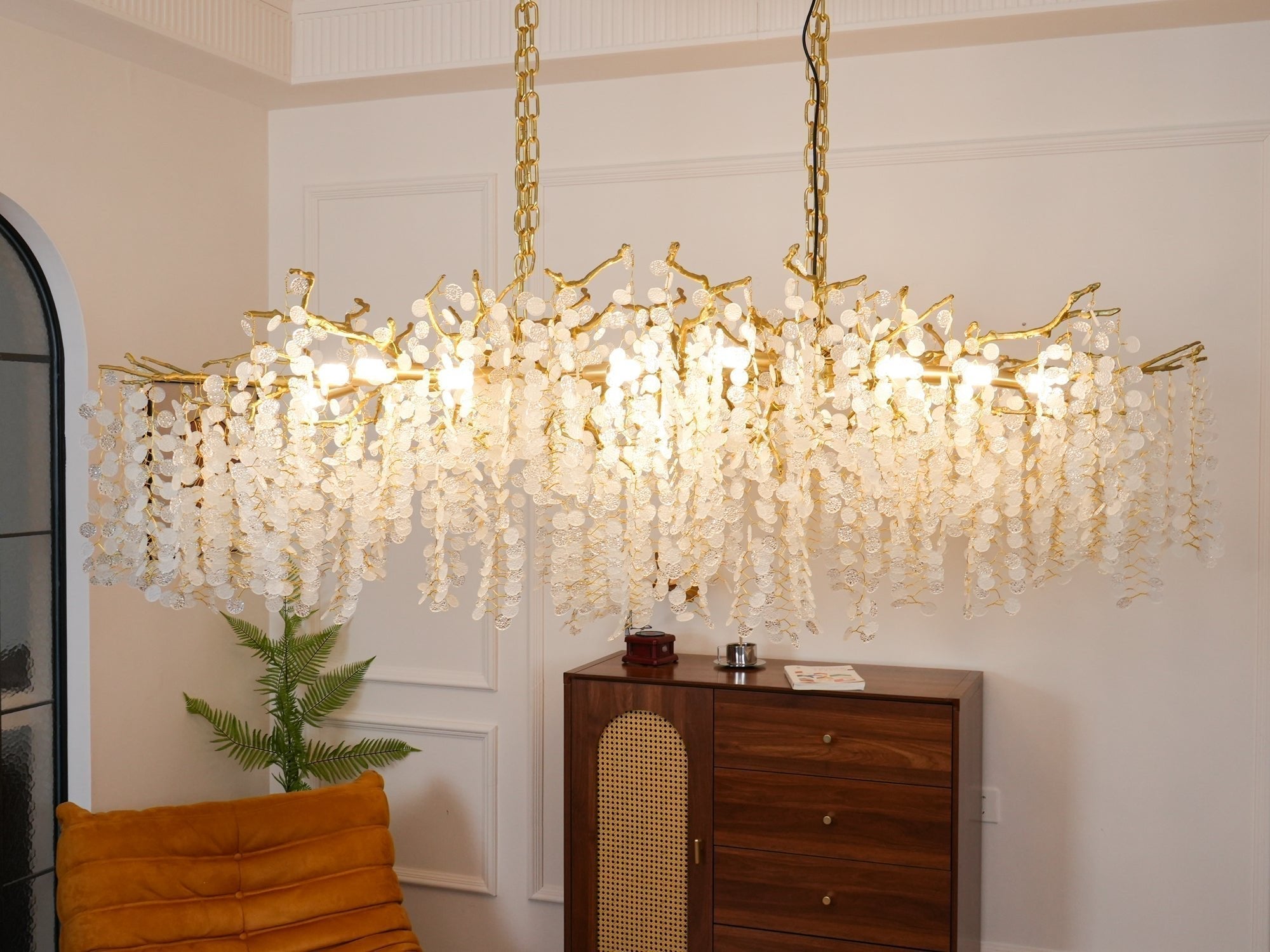 Shiro Noda Crystal Chandelier - Letslighting