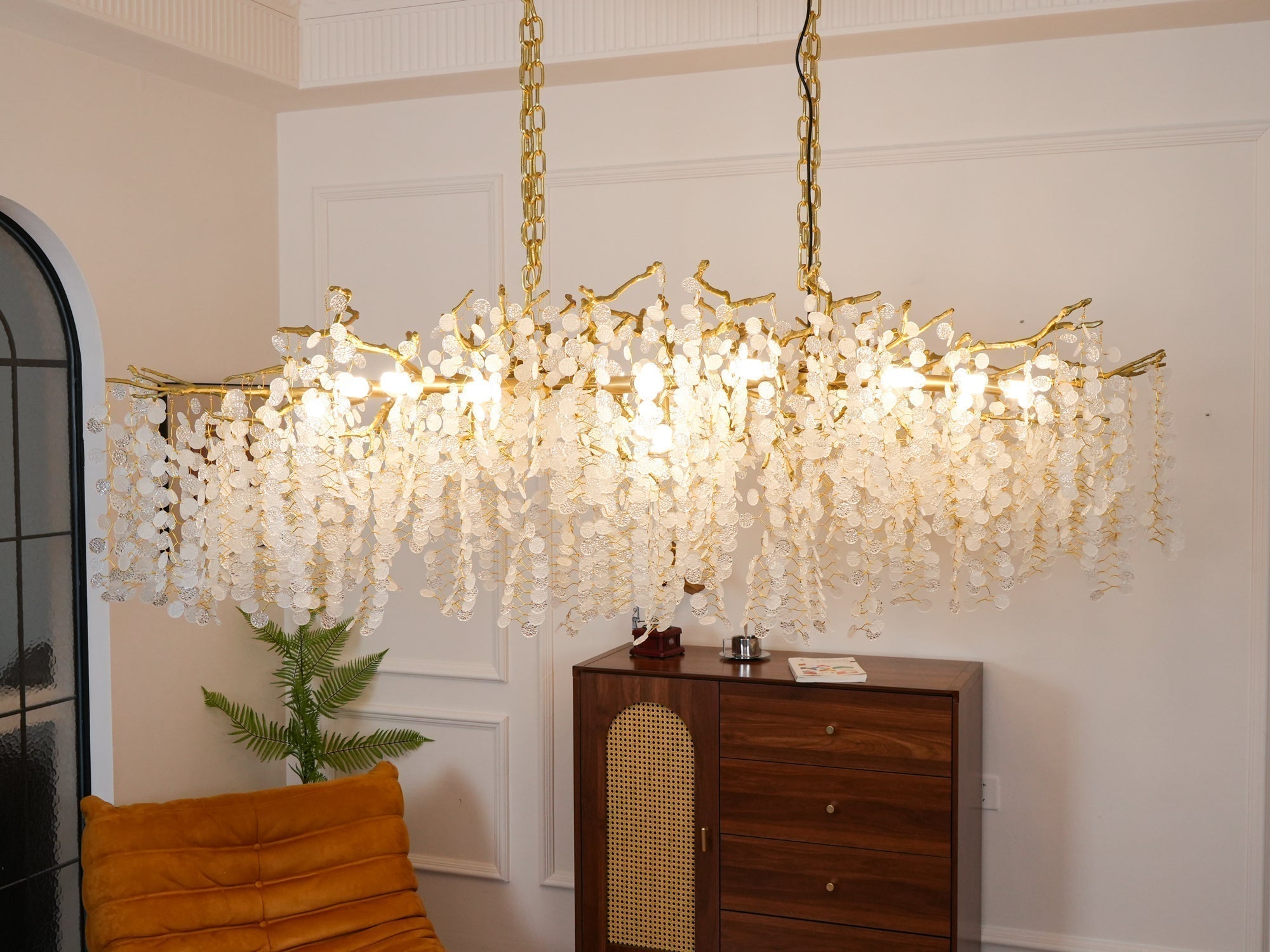 Shiro Noda Crystal Chandelier - Letslighting