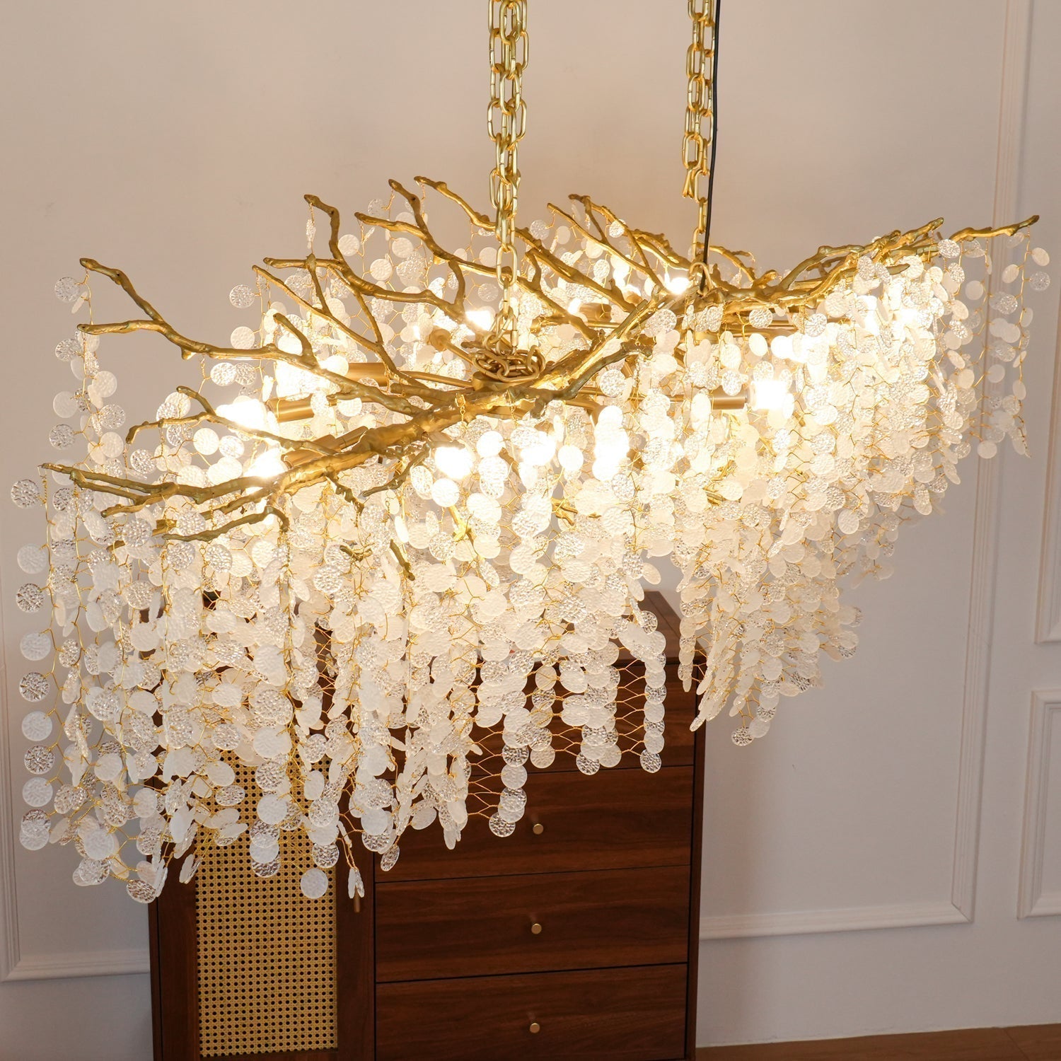 Shiro Noda Crystal Chandelier - Letslighting