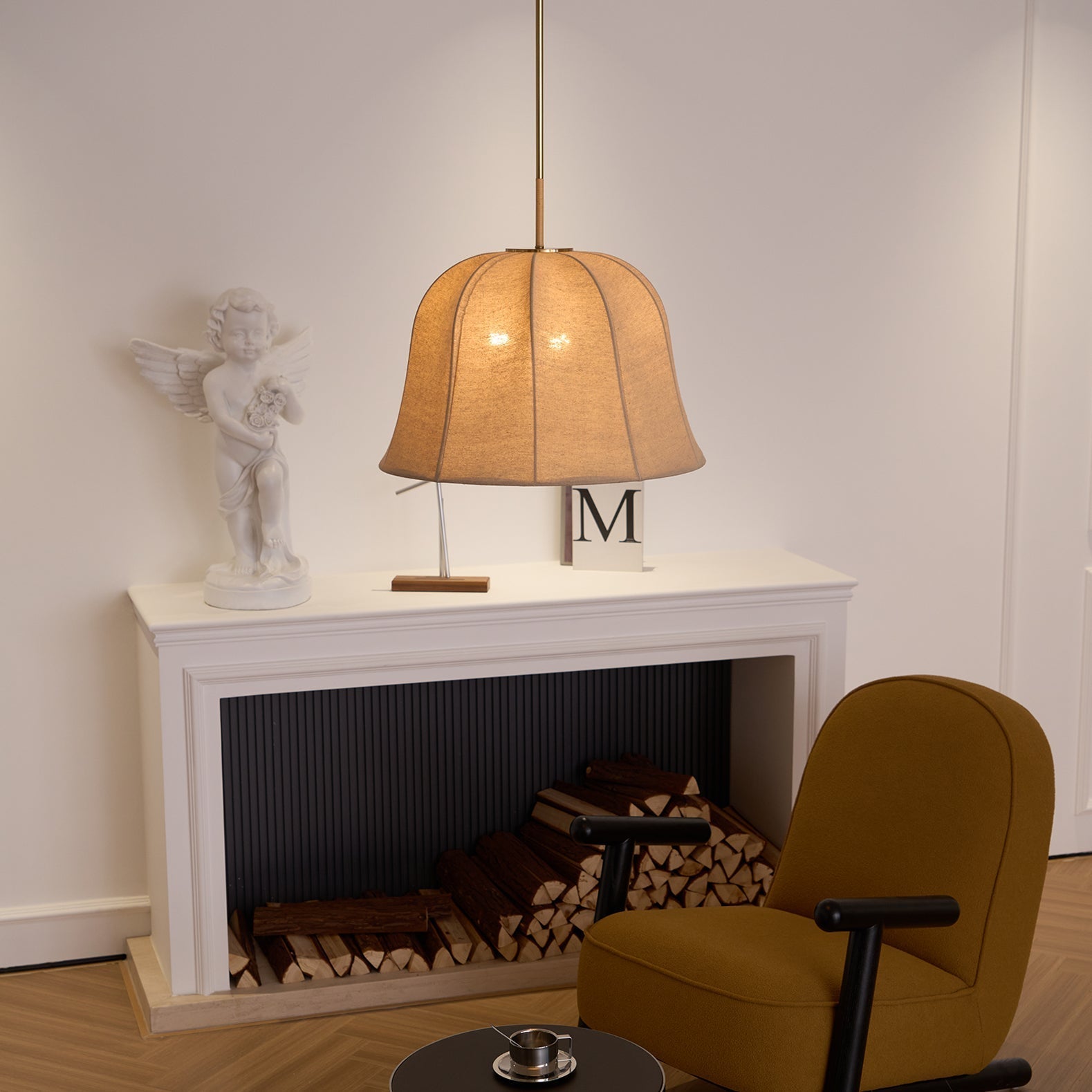 Sienna Linen Pendant Lamp - Letslighting