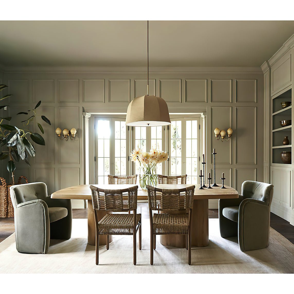 Sienna Linen Pendant Lamp - Letslighting