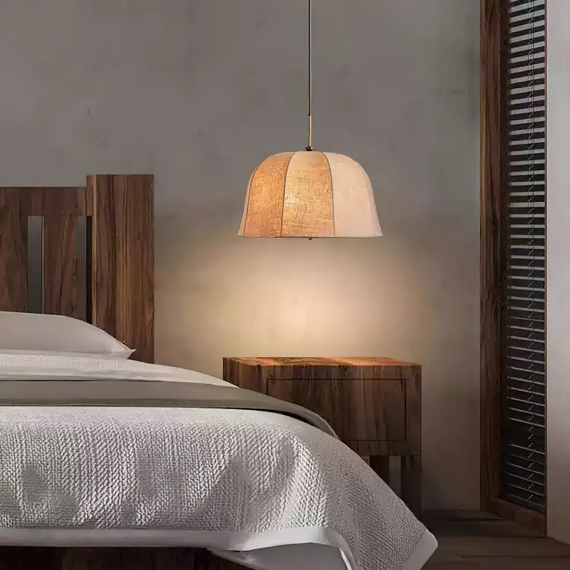Sienna Linen Pendant Lamp - Letslighting