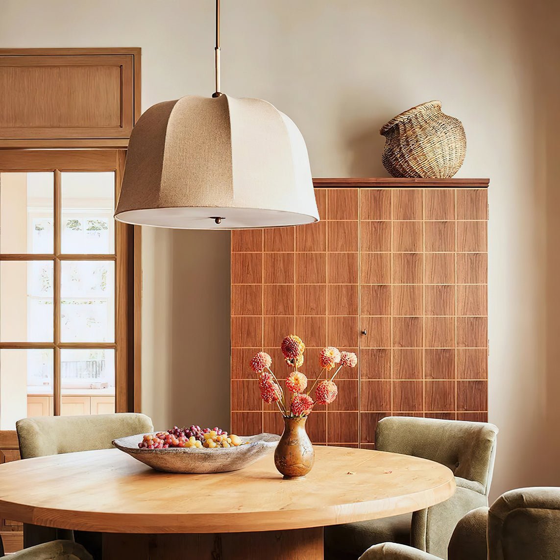 Sienna Linen Pendant Lamp - Letslighting