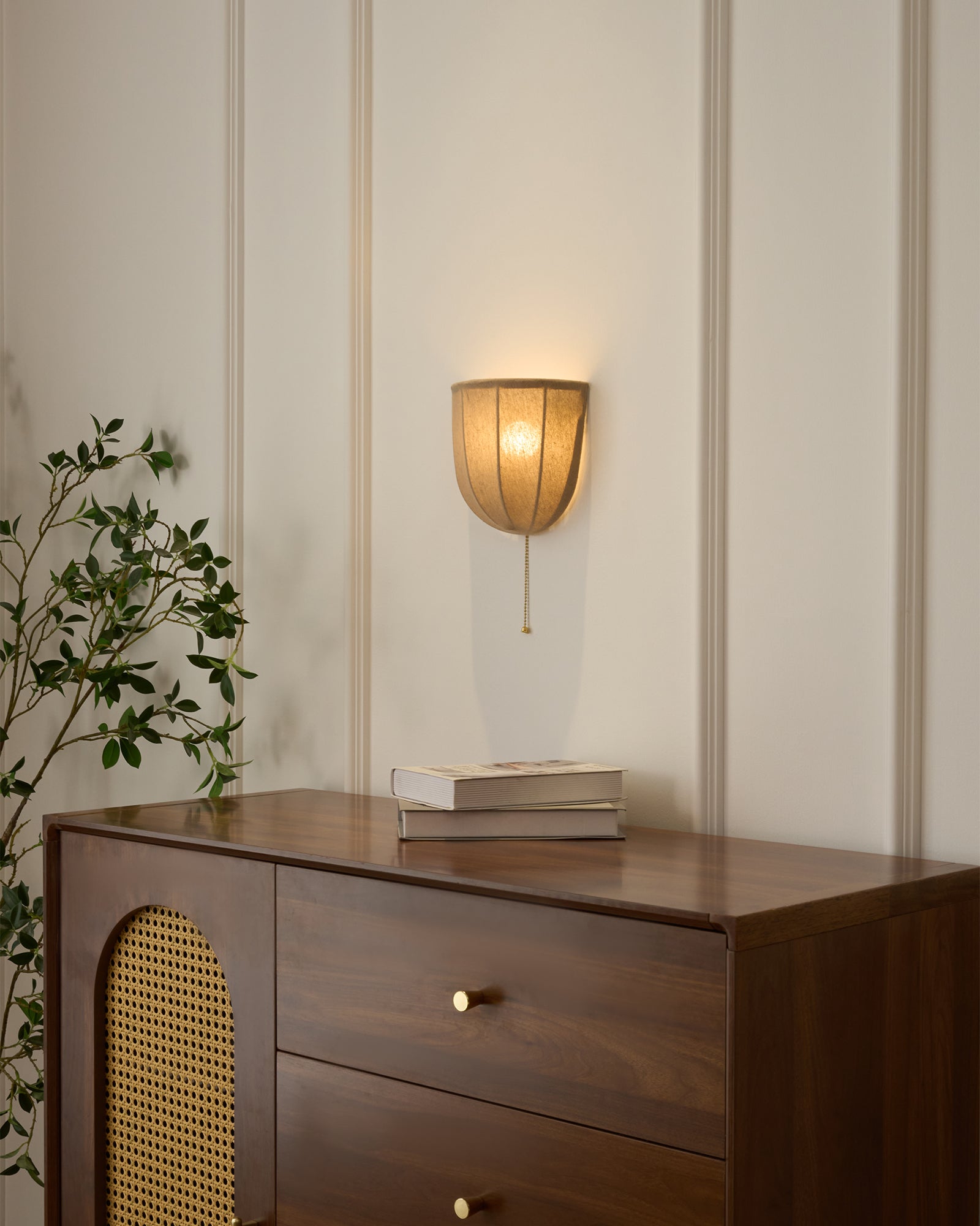 Sienna Linen Wall Sconce - Letslighting