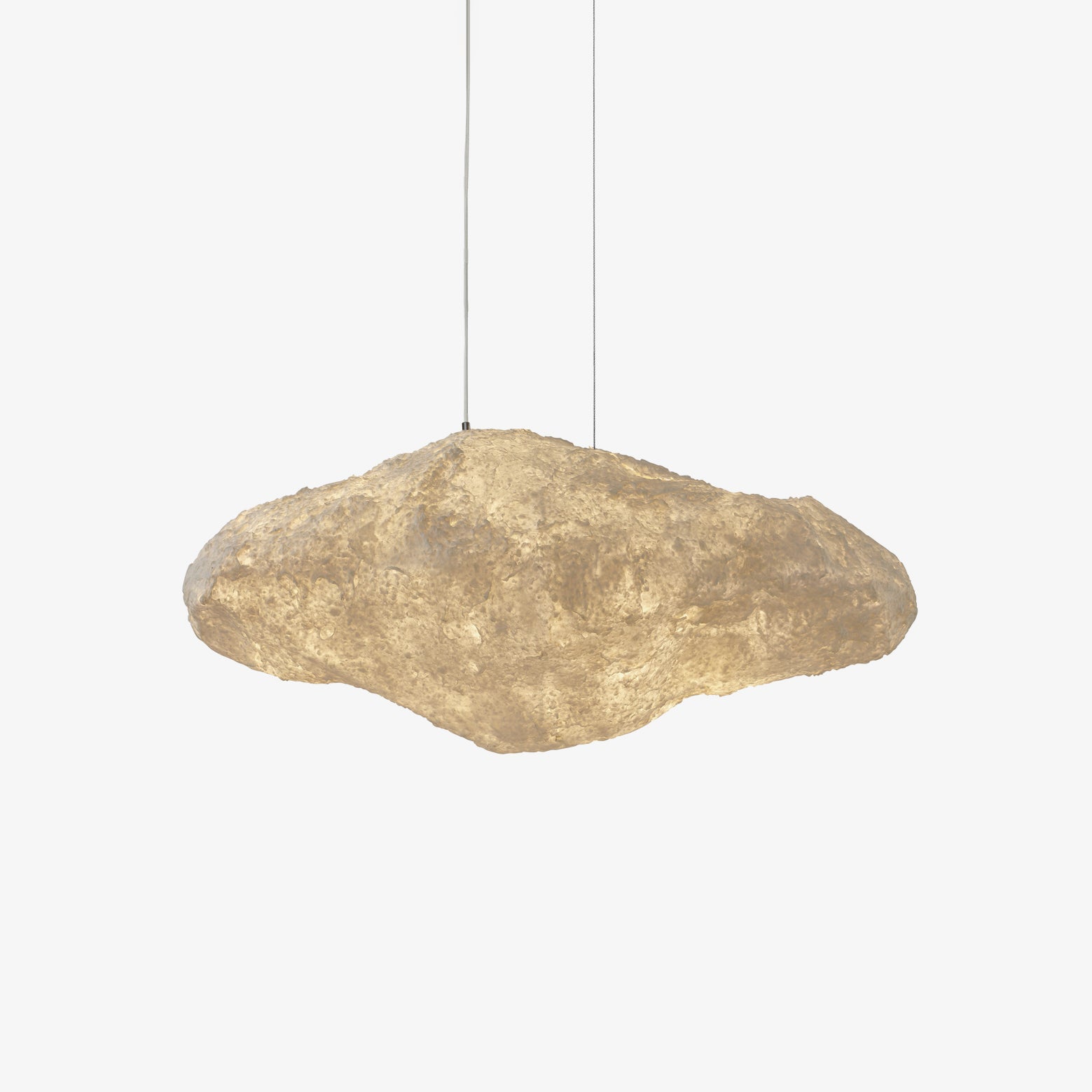 Elliros Textured Paper Pulp Pendant Light - Letslighting