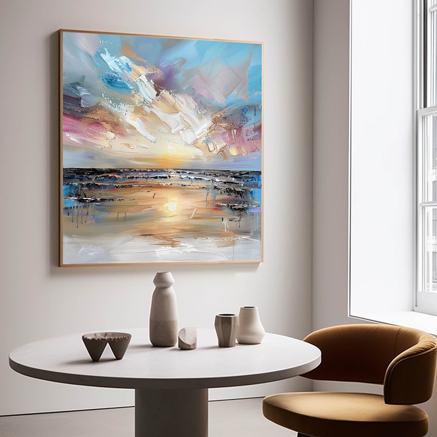 Maris Arte en Lienzo de Paisaje - Letslighting