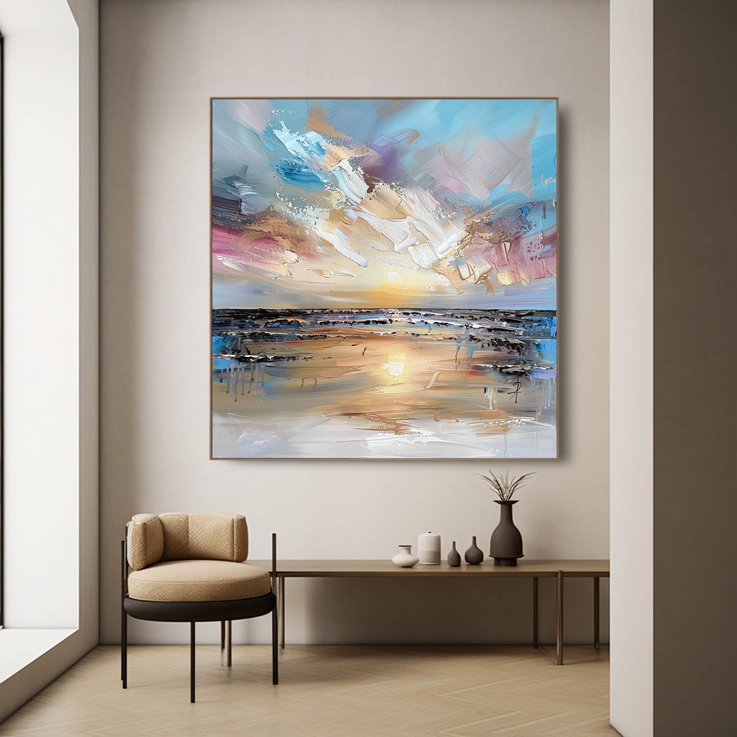 Maris Arte en Lienzo de Paisaje - Letslighting