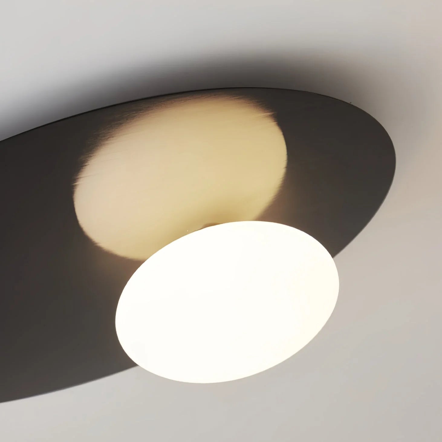 Arisha Minimalista LED Lámpara de Techo Metal Salón