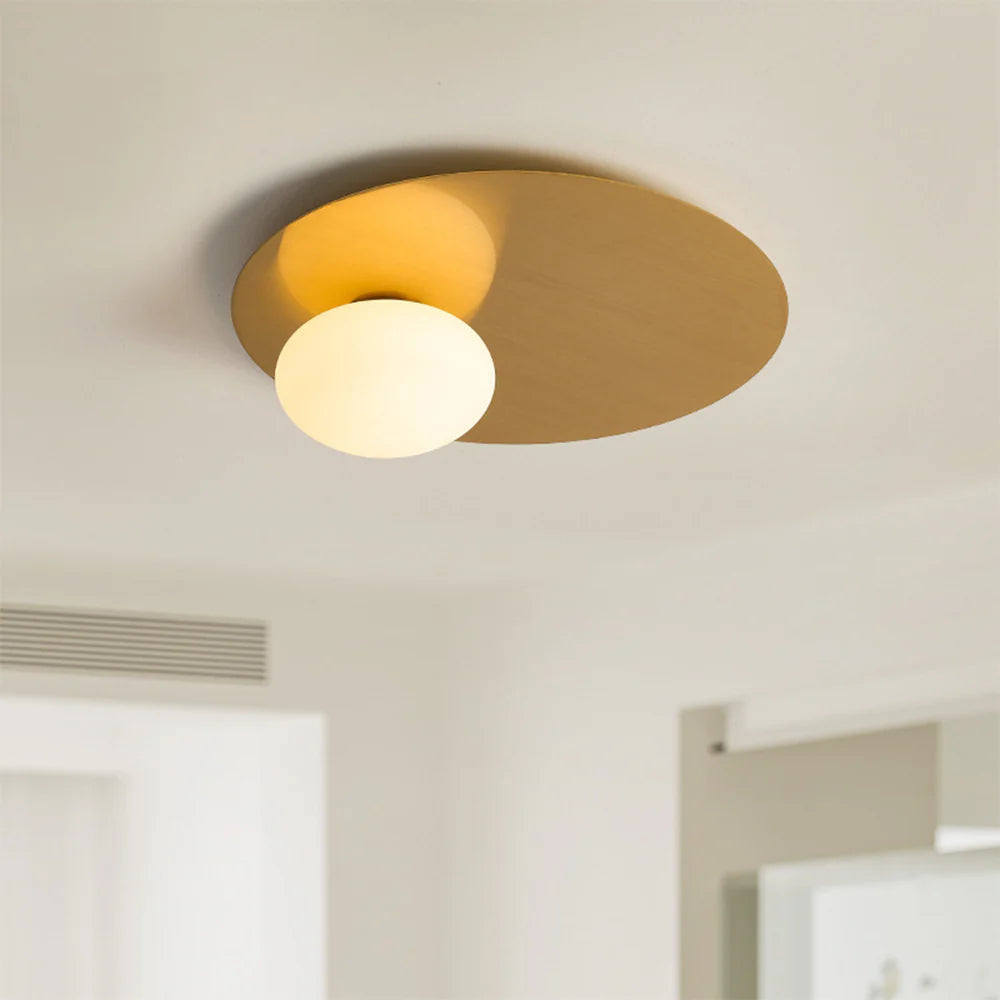 Arisha Minimalista LED Lámpara de Techo Metal Salón