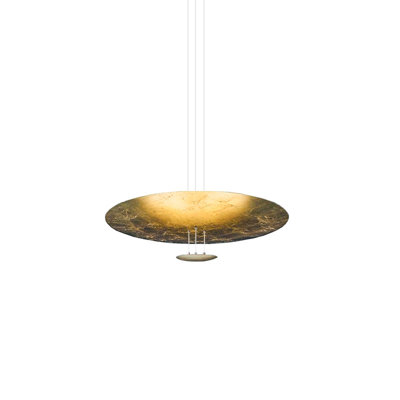 Zathaara Layered Gold Foil Pendant Light - Letslighting