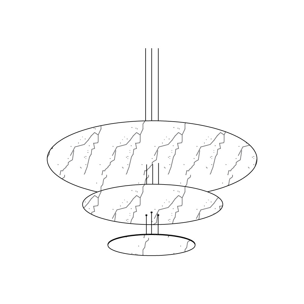 Erliris Postmodern Luxury Metal Chandelier - Lamp Copper