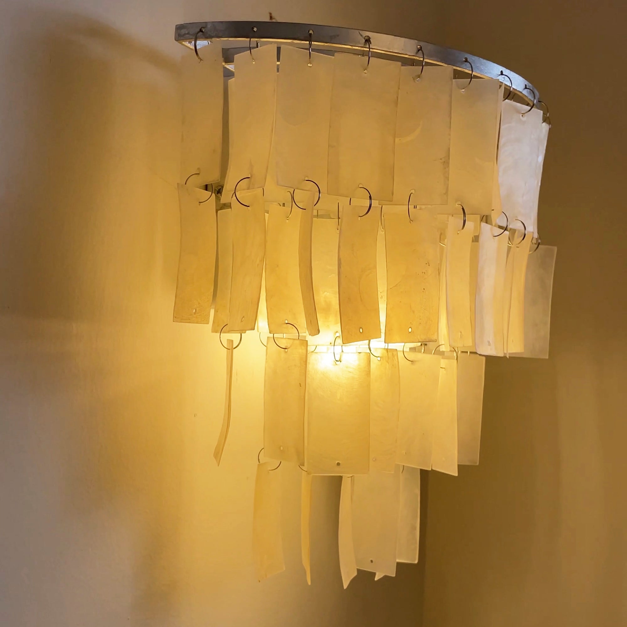 Skye Shell Tiered Wall Lamp - Letslighting