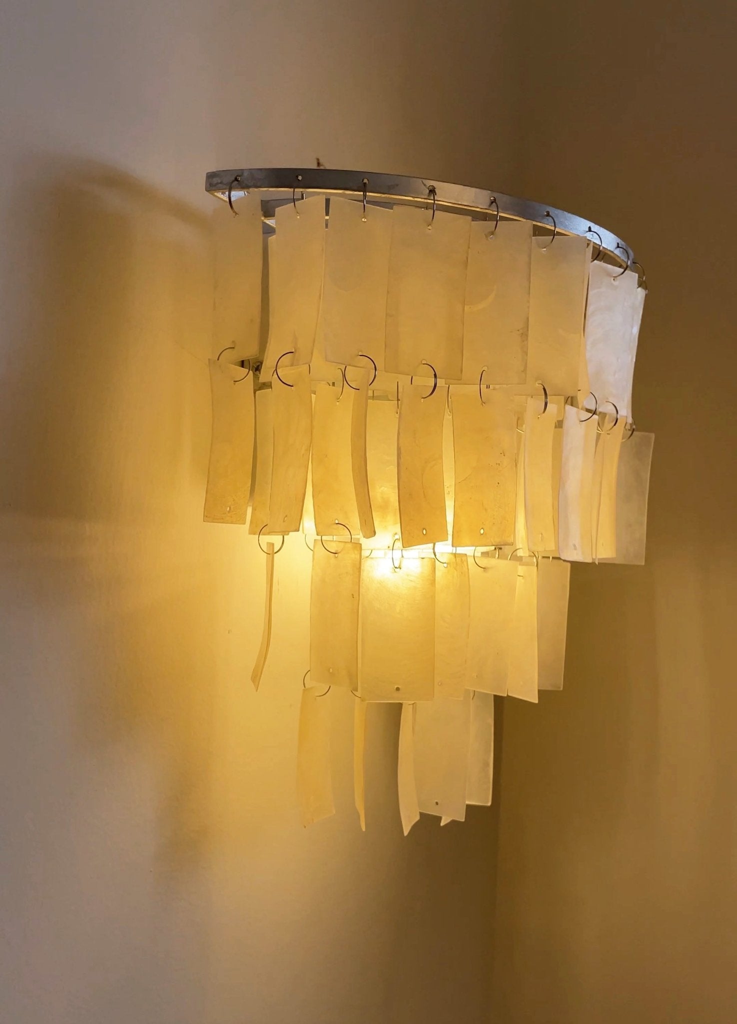 Skye Shell Tiered Wall Lamp - Letslighting