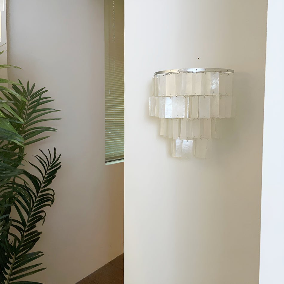 Skye Shell Tiered Wall Lamp - Letslighting